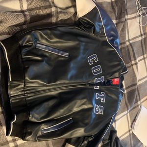Colts leather jacket